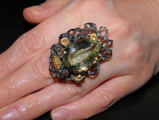 кольцо с празиолитом купить в украине