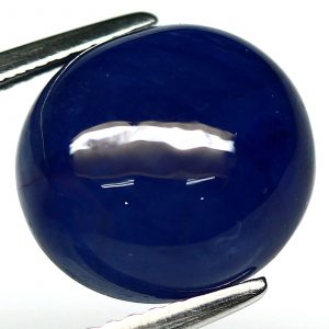 Натуральный синий сапфир кабошон