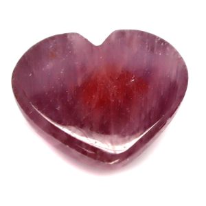 Природный камень рубин кабошон сердце