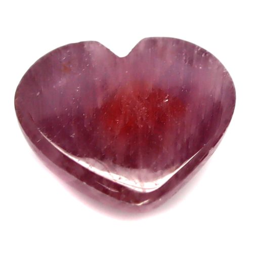 Природный камень рубин кабошон сердце