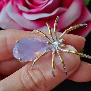 Подвес серебро натуральный лавандовый кварц