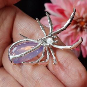 Подвес серебро натуральный лавандовый кварц