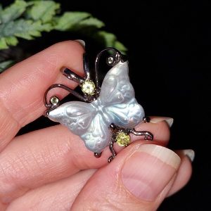 Кулон серебро природный лабрадор