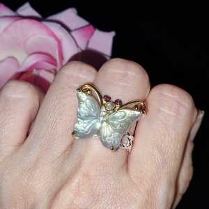 Кольцо серебро натуральный лабрадорит