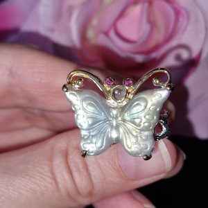 Кольцо серебро природный лабрадорит