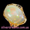 Кольцо серебро натуральный эфиопский опал