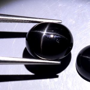 Натуральный звёздчатый диопсид 11х9 мм