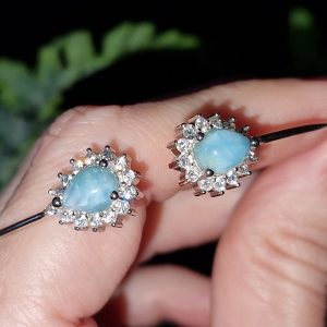 Браслет серебро натуральный ларимар