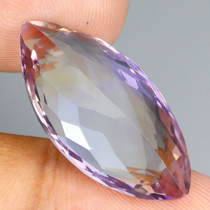 Натуральный аметрин маркиз 28х14 мм
