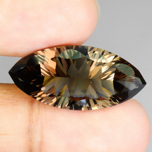 Природный камень дымчатый кварц (раухтопаз)