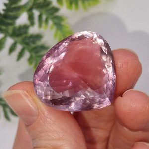 Натуральный аметрин сердце