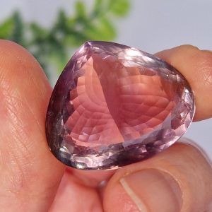 Природный аметрин сердце 29х26 мм