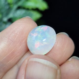 Природный эфиопский опал круг 19 мм