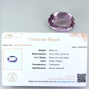 Крупный натуральный аметрин