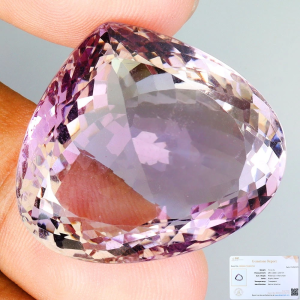 Крупный природный аметрин + сертификат