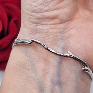 Браслет серебро натуральный празиолит + авантюрин + мульти