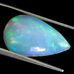 натуральный огненный опал 15х9 мм